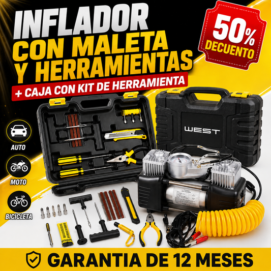 COMPRESOR CON MALETA